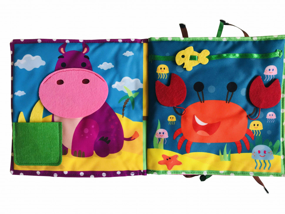 Фетровая книга для малышей Bambini 