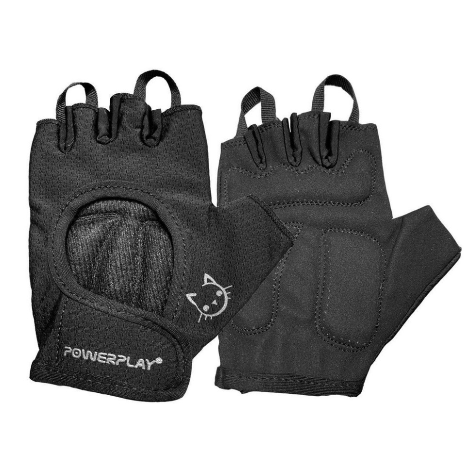 Перчатки для фитнеса PowerPlay PP_2004_S_Black, Черные, S