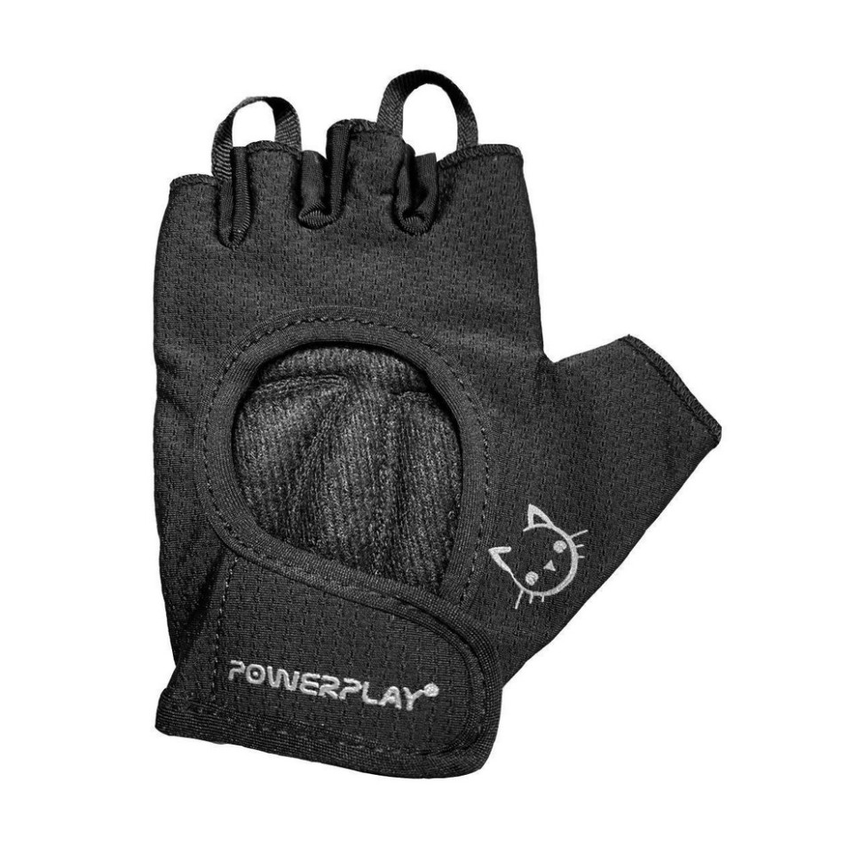 Перчатки для фитнеса PowerPlay PP_2004_S_Black, Черные, S