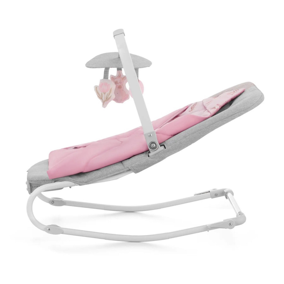 Дитячий шезлонг-гойдалка Felio 2 Kinderkraft KBFELI20PNK0000 Peony Rose