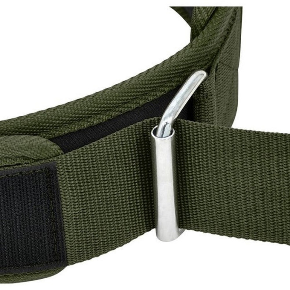 Пояс для важкої атлетики RX5 Double Belt RDX Inc Limited WBD-RX5AG-M, неопреновий, Army Green, M