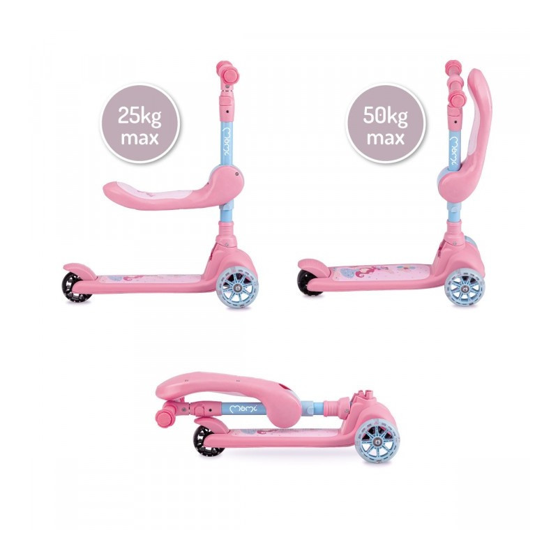 Самокат-беговел детский Kiuru MoMi HUBA00034 pink