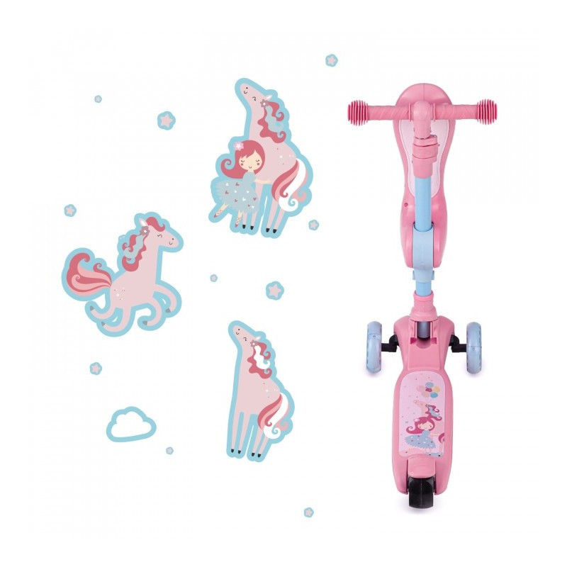 Самокат-беговел детский Kiuru MoMi HUBA00034 pink