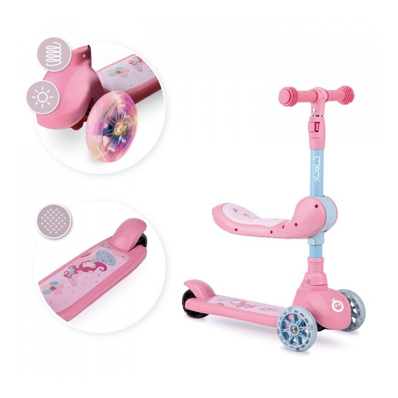 Самокат-беговел детский Kiuru MoMi HUBA00034 pink