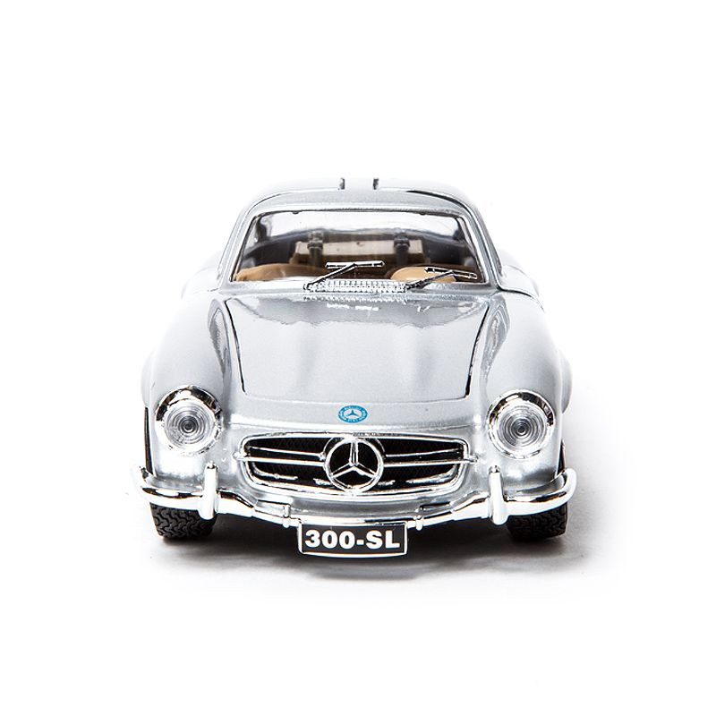 Автомодель - MERCEDES-BENZ 300 SL 1954 (красный, серебристый, 1:24)