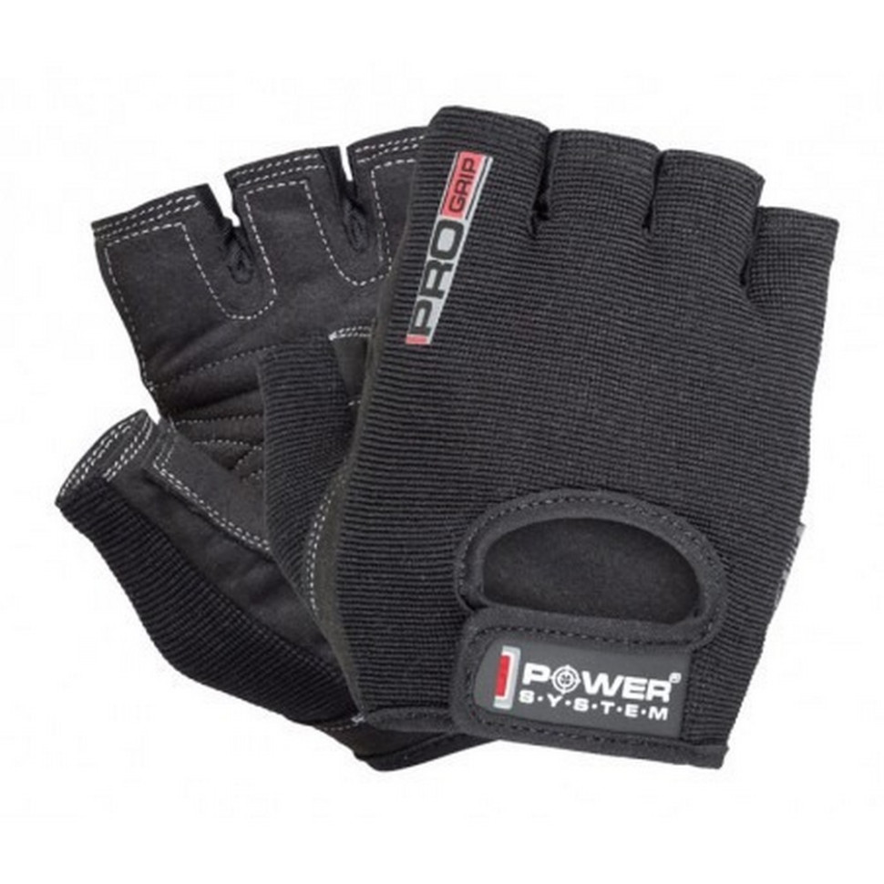 Перчатки для фитнеса Pro Grip Power System PS-2250_M_Black, L 23 см 