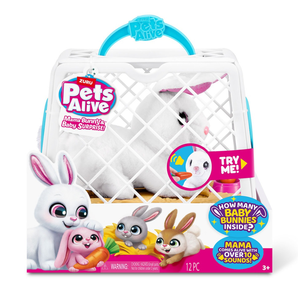 Интерактивный игровой набор  Мама крольчиха Pets & Robo Alive 9554 серии 