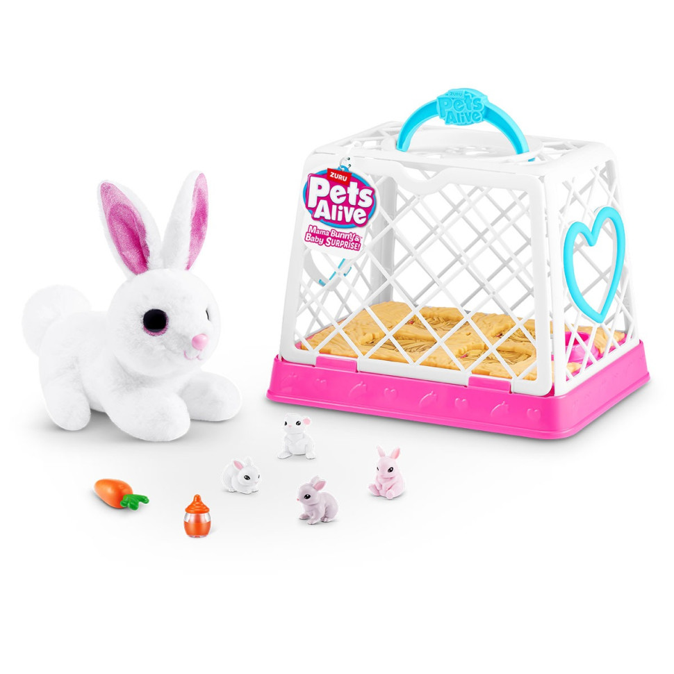 Интерактивный игровой набор  Мама крольчиха Pets & Robo Alive 9554 серии 