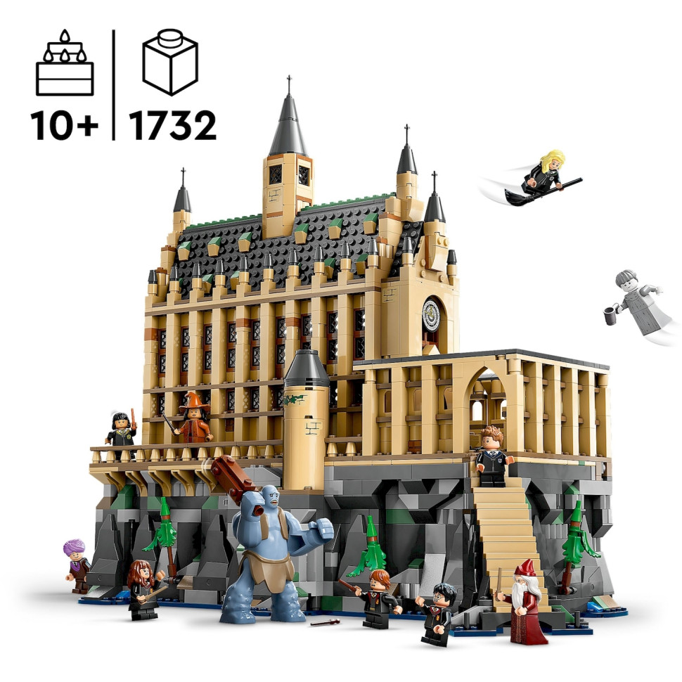 Конструктор LEGO Harry Potter Замок Хогвартс: Большой зал 76435, 1732 детали
