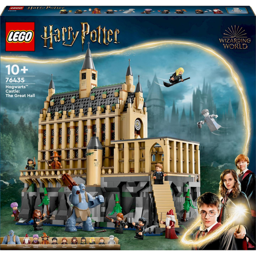 Конструктор LEGO Harry Potter Замок Хогвартс: Большой зал 76435, 1732 детали