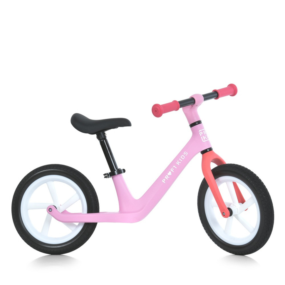 Беговел детский PROFI KIDS MBB 1042 PU PINK 12 дюймов