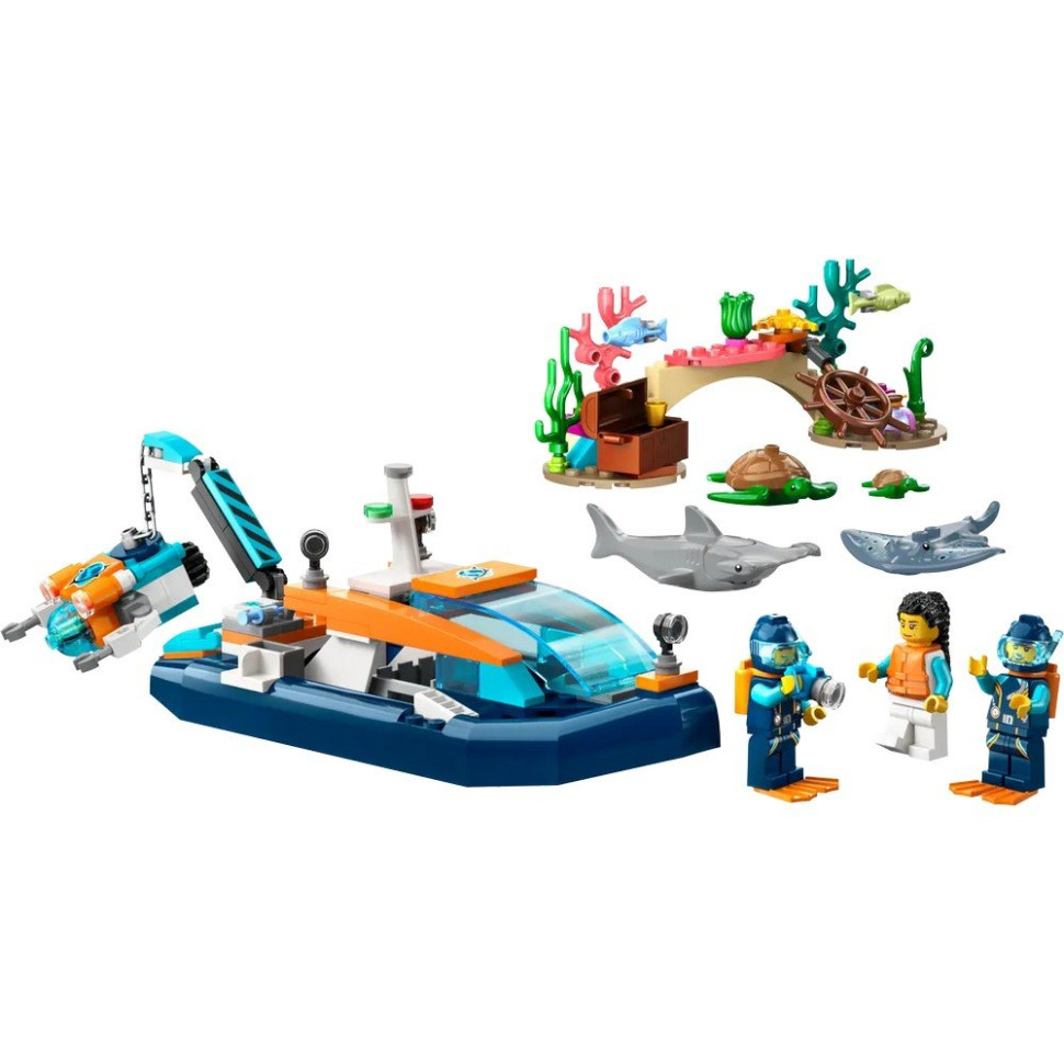 Конструктор Дослідницький підводний човен LEGO 60377, 182 деталі