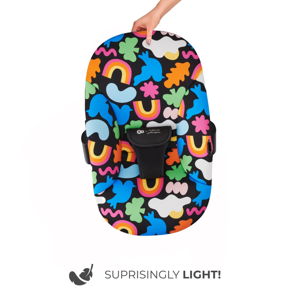Шезлонг-качалка Calmee Happy Shapes Kinderkraft KBCALM00HAP0000