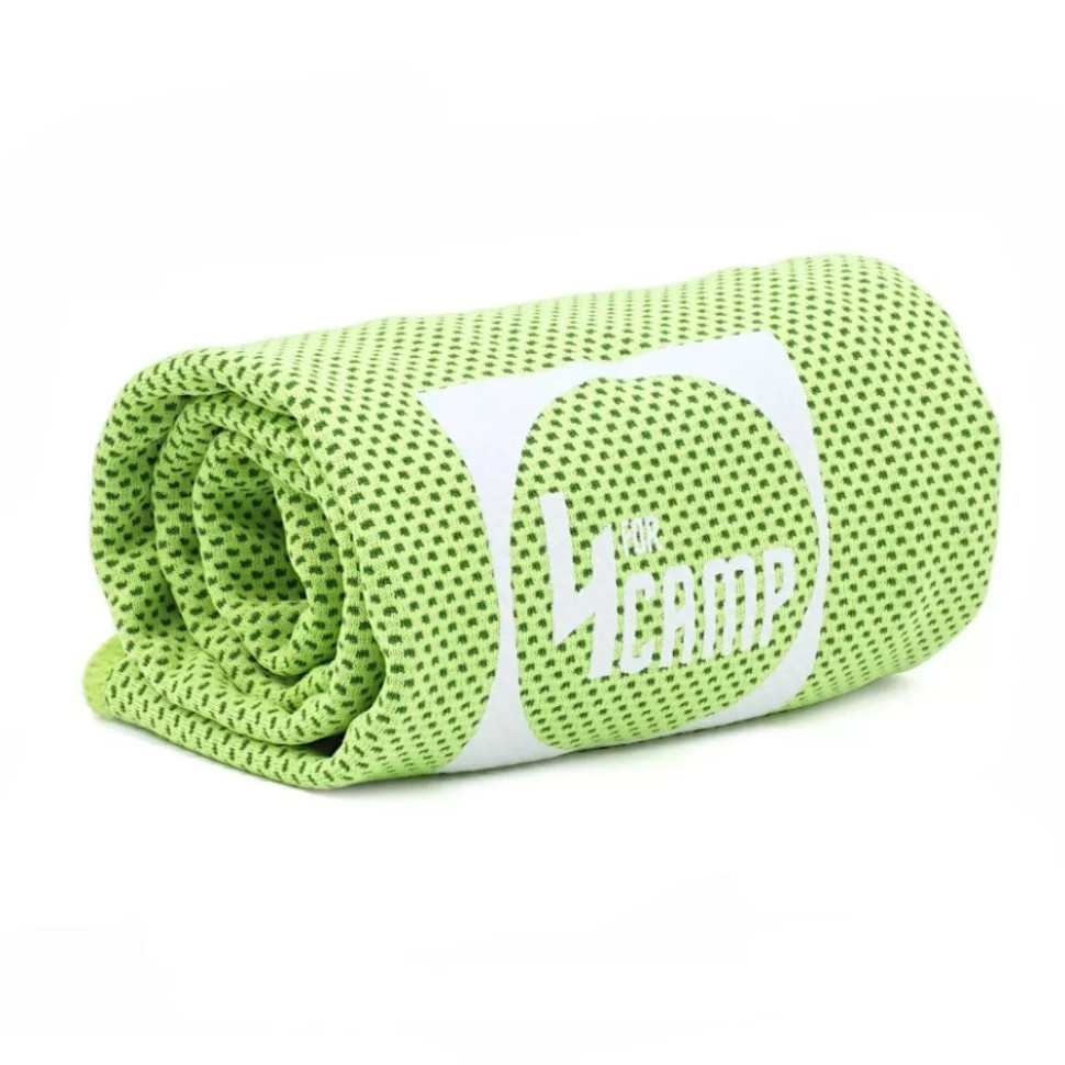 Охлаждающее полотенце для фитнеса и спорта 4CAMP CT01 GREEN 100 x 30 см