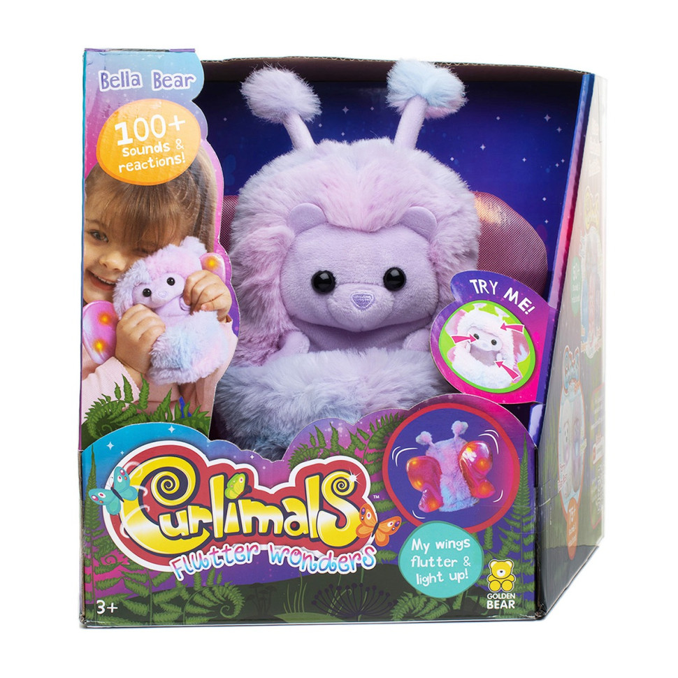Интерактивная игрушка CURLIMALS серии «Flutter Wonders» - МЕДВЕДИЦА БЕЛЛА Curlimals 3729