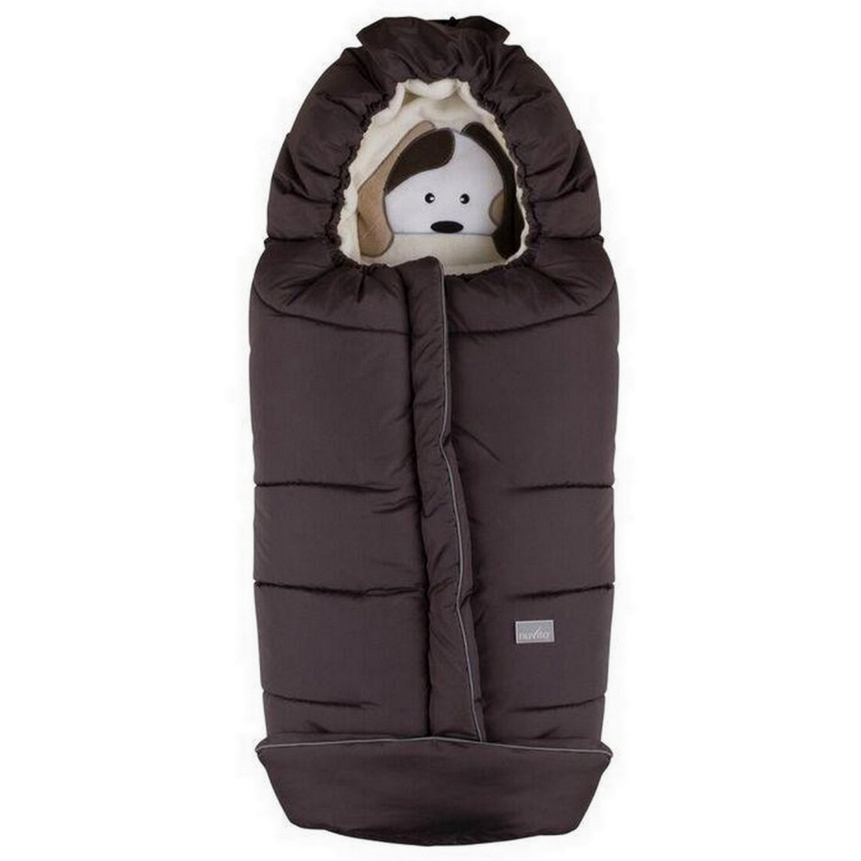 Зимний конверт NUVITA 9605 СUCCIOLI JUNIOR коричневый/пес/бежевый NV9605CUCCIOLOJRTAUPE