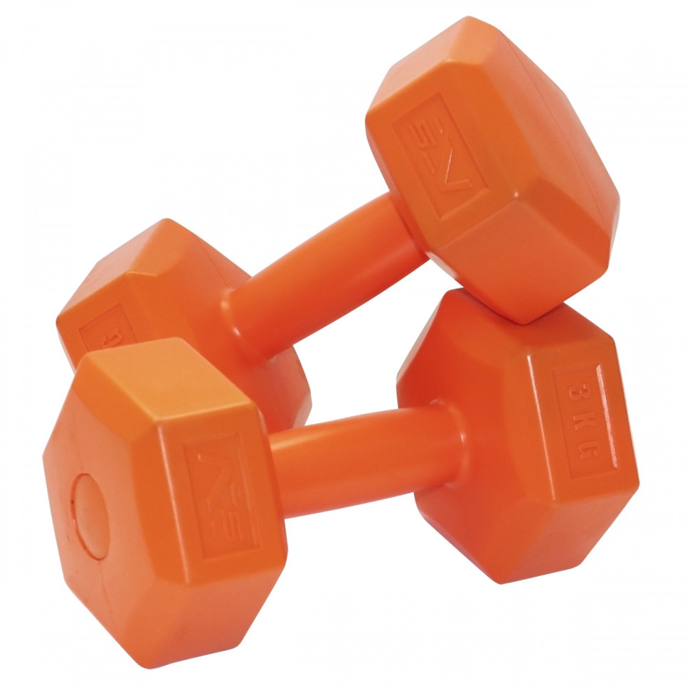 Гантели литые SportVida SV-HK0219, 2 x 3 кг 