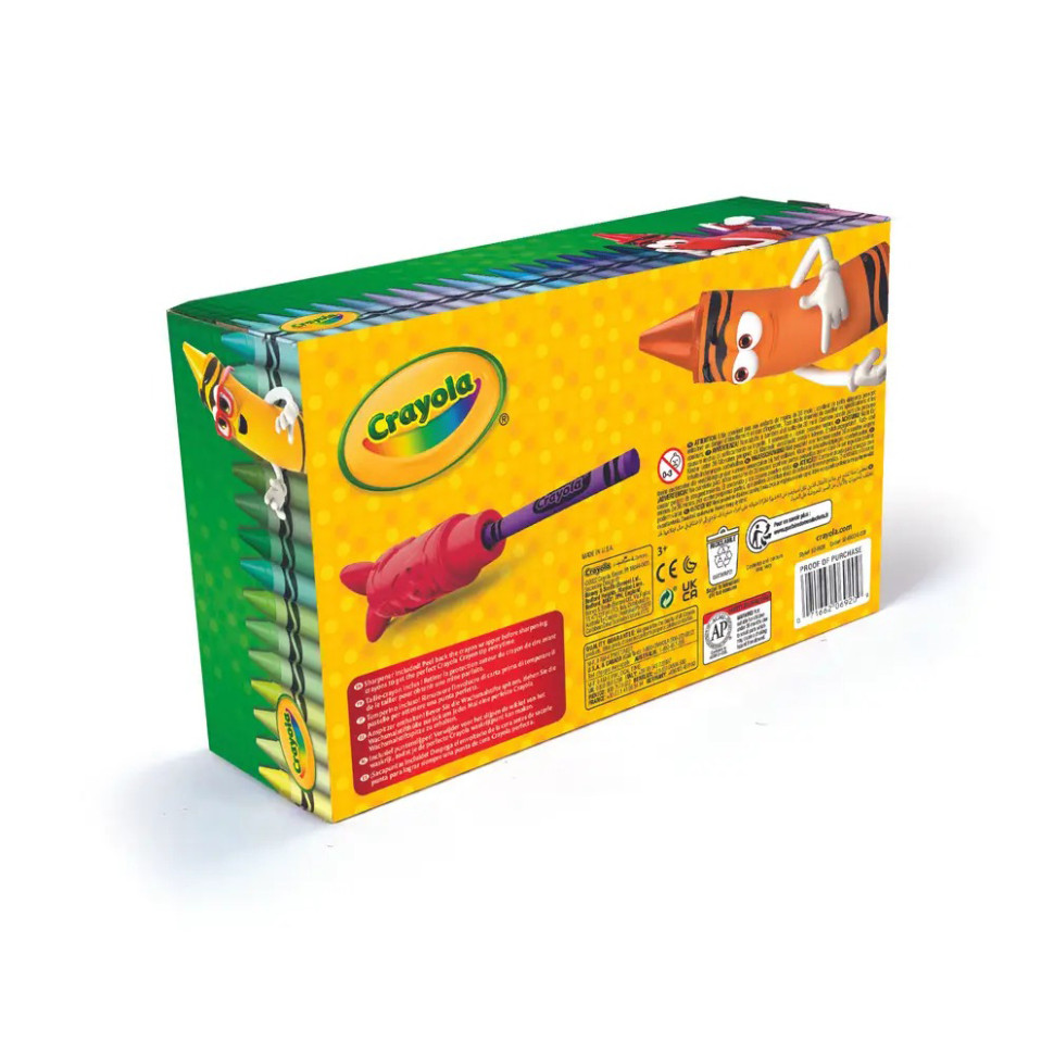 Набор воскового мела Crayola 52-6920, 120 цветов с точилкой