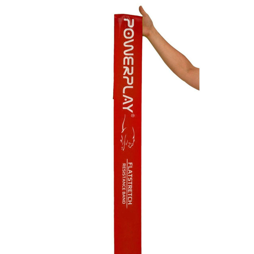 Стрічка-еспандер для фітнесу та реабілітації MediBand Heavy PowerPlay PP_4112_Red_Heavy, Червона, 11кг