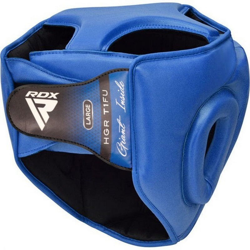 Боксерский шлем T1 Grill Full RDX Inc Limited HGR-T1FU-XL Blue, XL (капа в комплекте)