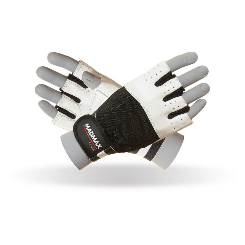 Рукавички для фітнесу Clasic MadMax MFG-248-White_L, L