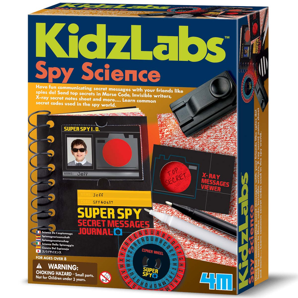 Набір шпигуна Секретні повідомлення 4M 00-03295 серія KidzLabs