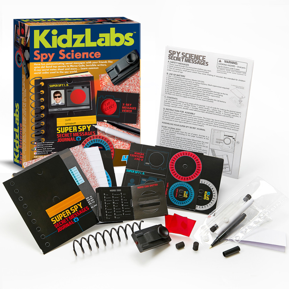 Набір шпигуна Секретні повідомлення 4M 00-03295 серія KidzLabs
