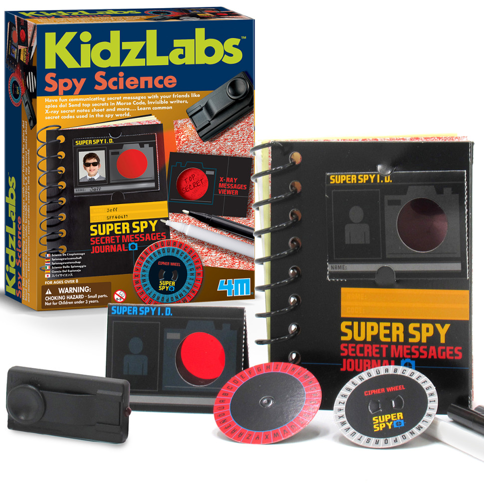 Набір шпигуна Секретні повідомлення 4M 00-03295 серія KidzLabs