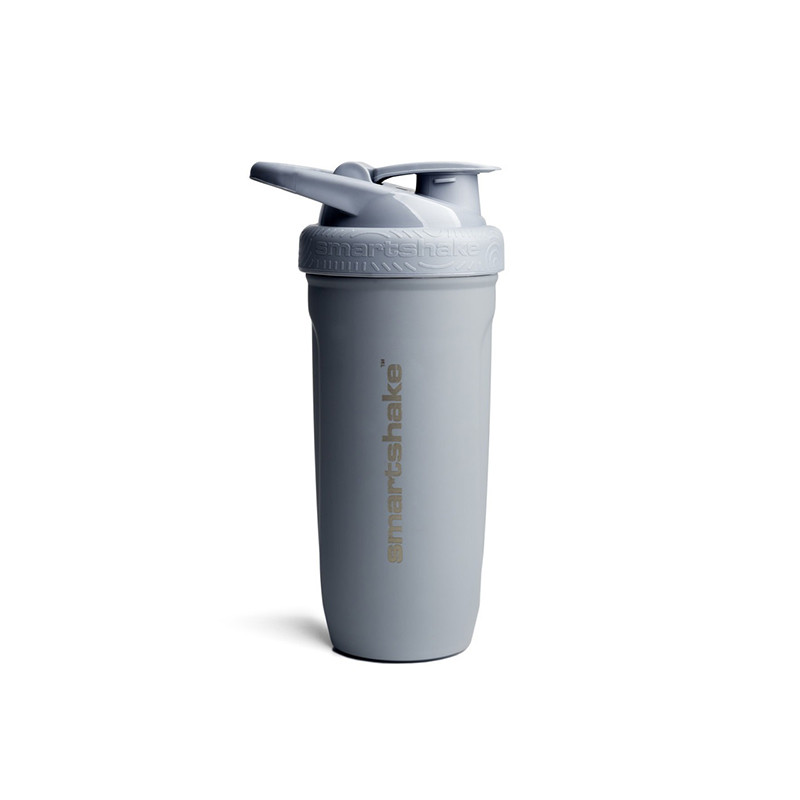 Шейкер спортивный SmartShake 11150003, металлический Reforce Stainless Steel, Gray, 900 мл