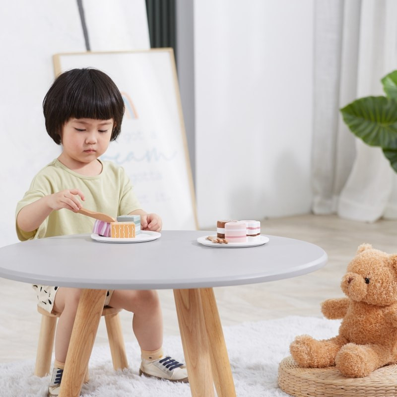 Іграшкові продукти Дерев'яні тістечка Viga Toys PolarB 44055, 6 штук