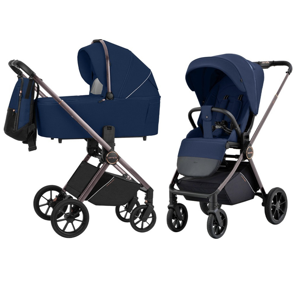 Коляска универсальная 2 в 1 Ultra CARRELLO CRL-6525 Morning Blue 