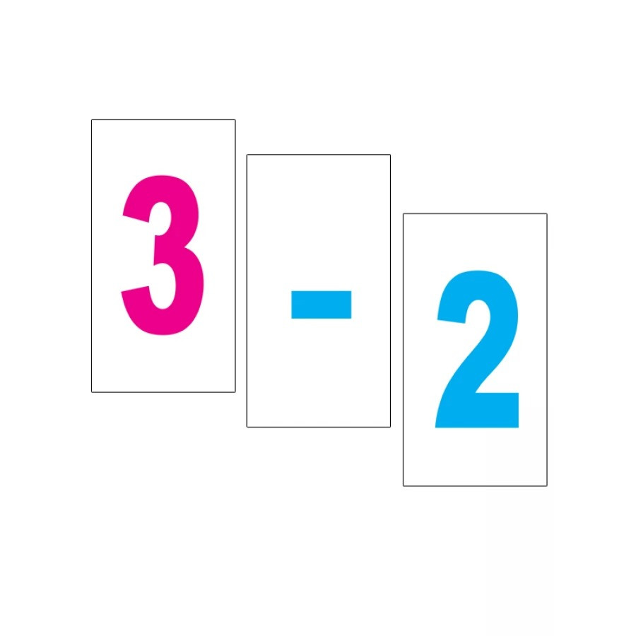 Развивающие карточки по Доману. Цифры (У); 50; раздаточный материал 13106076