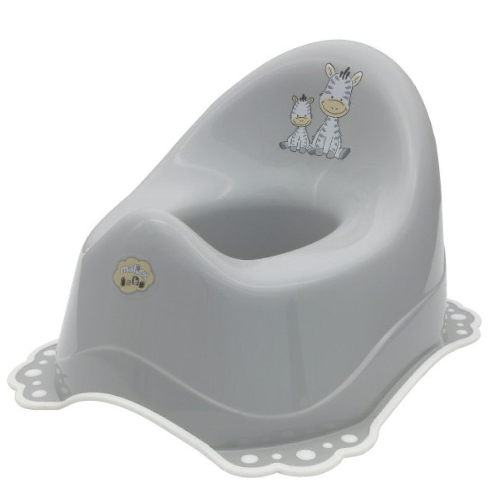 Горщик дитячий Zebra 2K Maltex 6517_90 grey-white