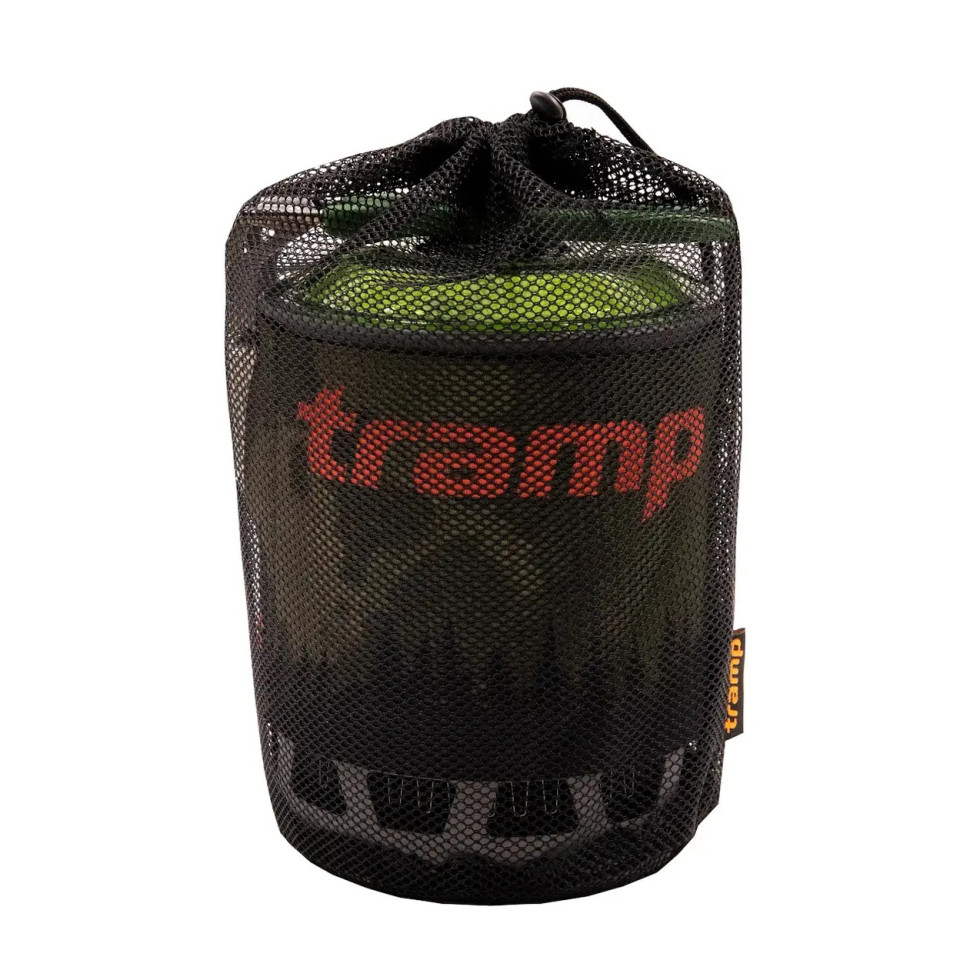Система для приготовления пищи и газовый баллон 230 грамм Tramp UTRG-049-olive+UTRG-003