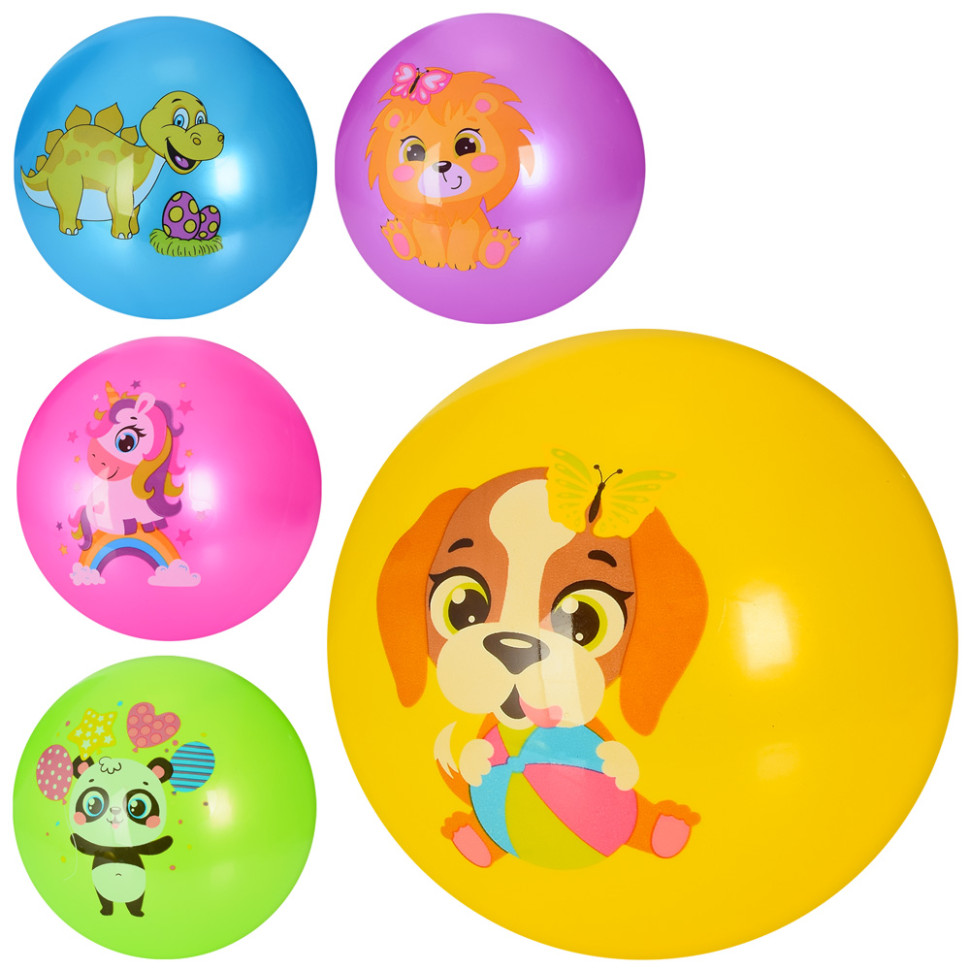 Мяч детский Животные Bambi MS 3509 диаметр 9 дюймов