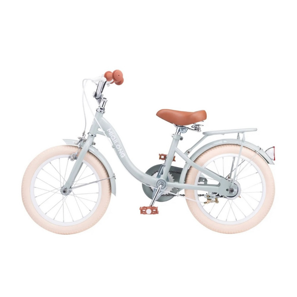 Детский велосипед Miqilong RBB-LS16-OLIVЕ оливковый 16 дюймов