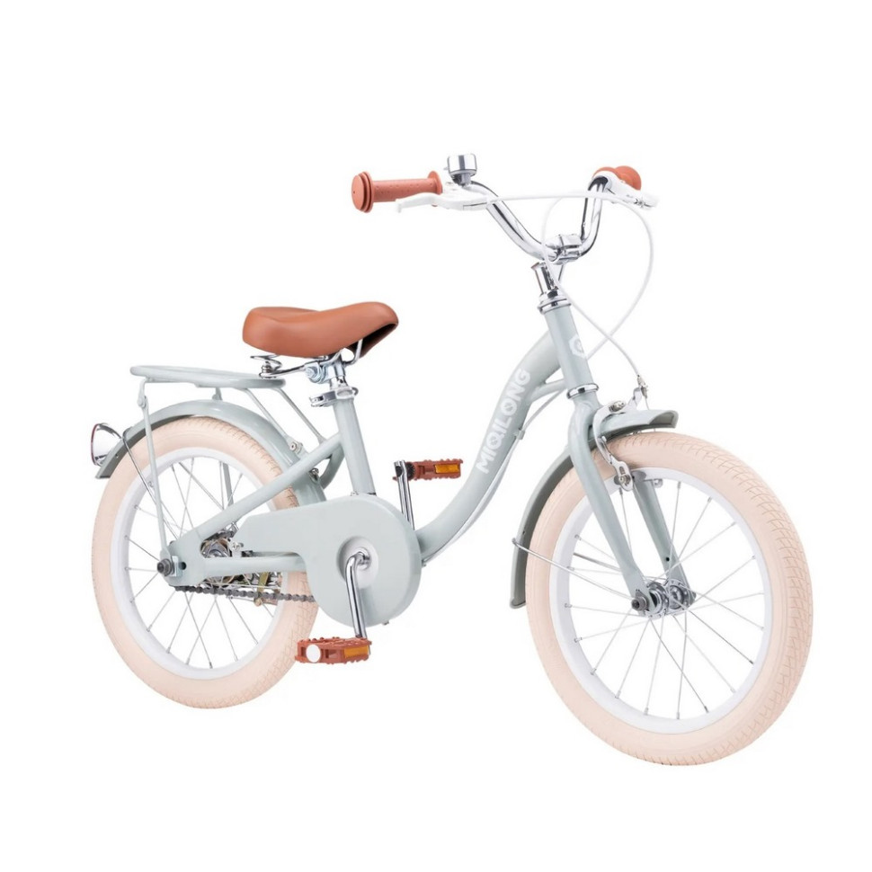 Детский велосипед Miqilong RBB-LS16-OLIVЕ оливковый 16 дюймов