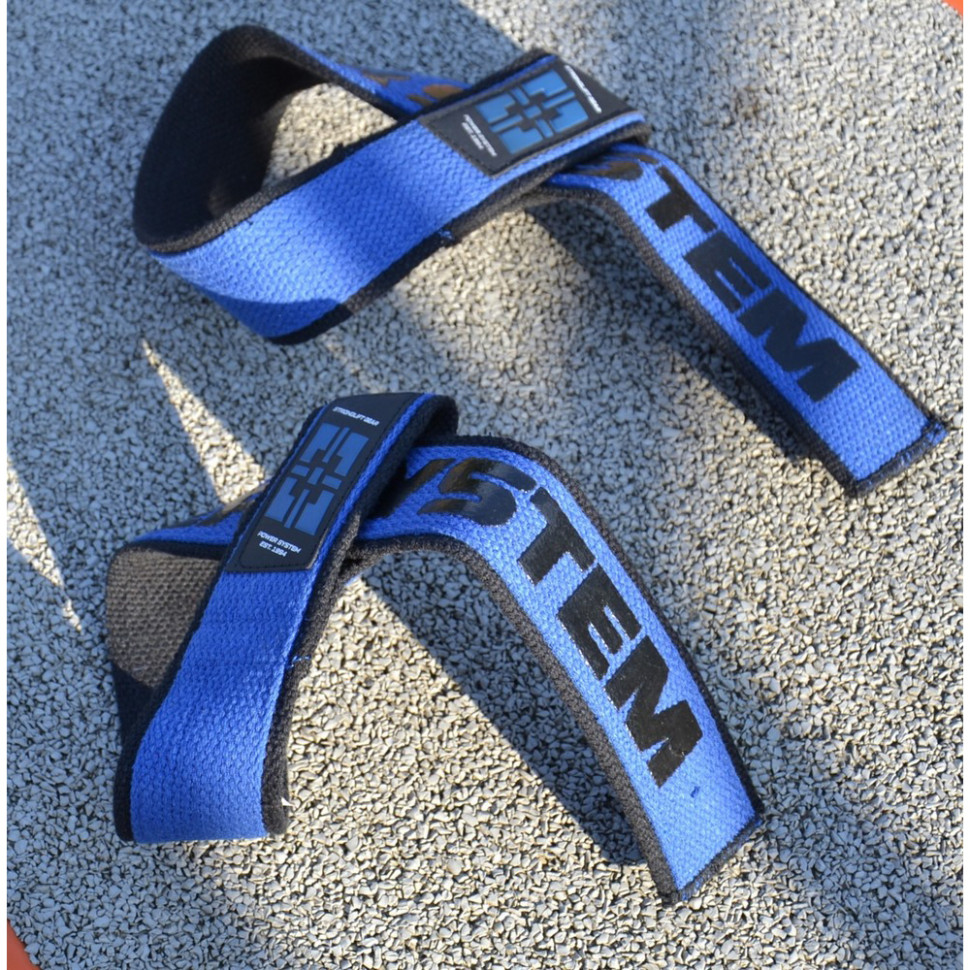 Лямки для тяги Lifting Straps Duplex Power System 3401BU-0 Black/Blue