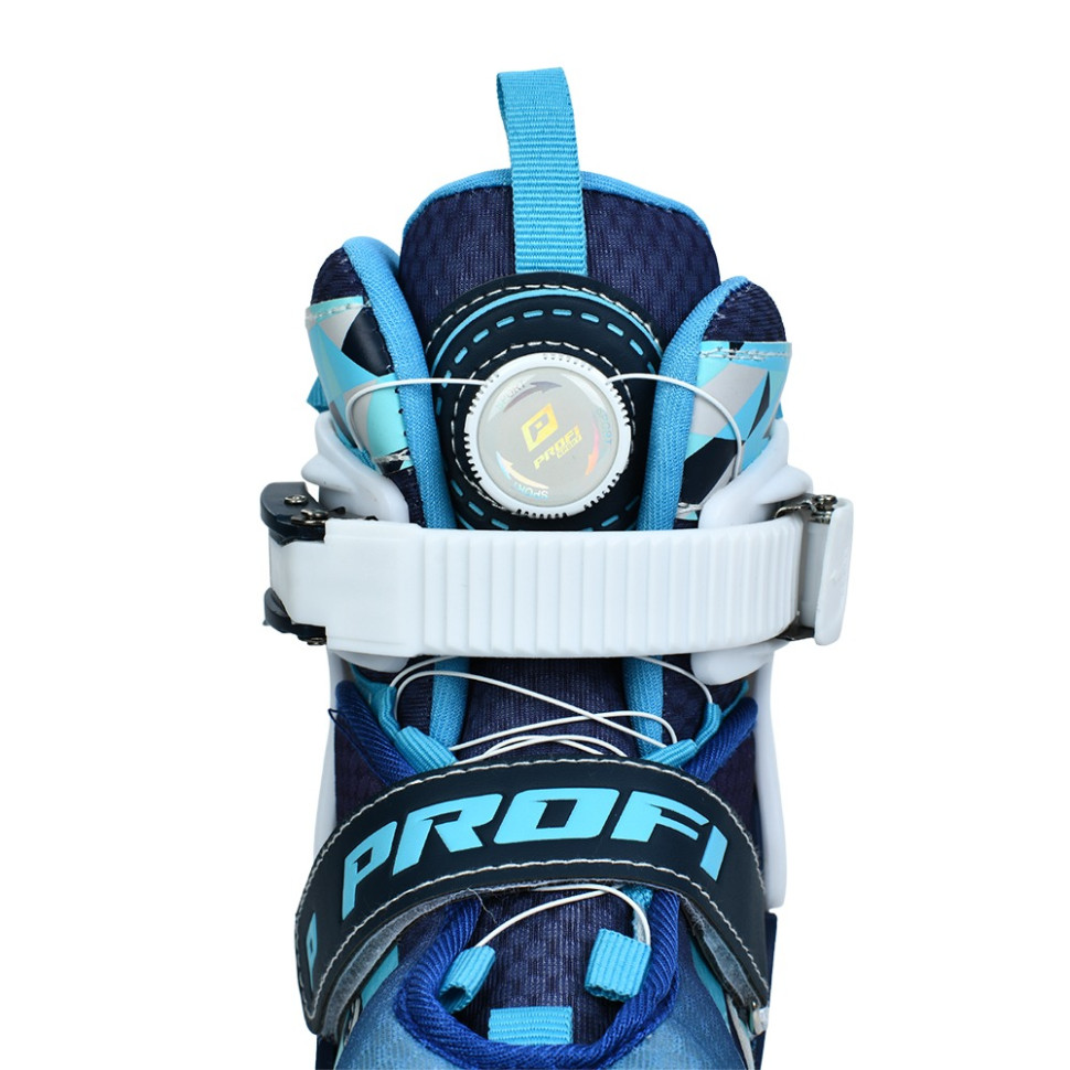 Детские раздвижные ролики Profi A4156-M-BL, размер 35-38