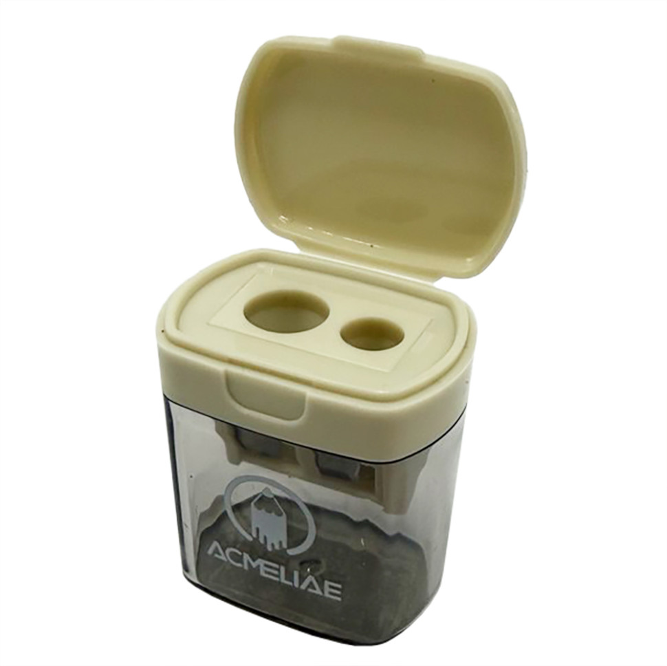 Точилка подвійна для олівців Acmeliae Bambi SP-001(Grey)