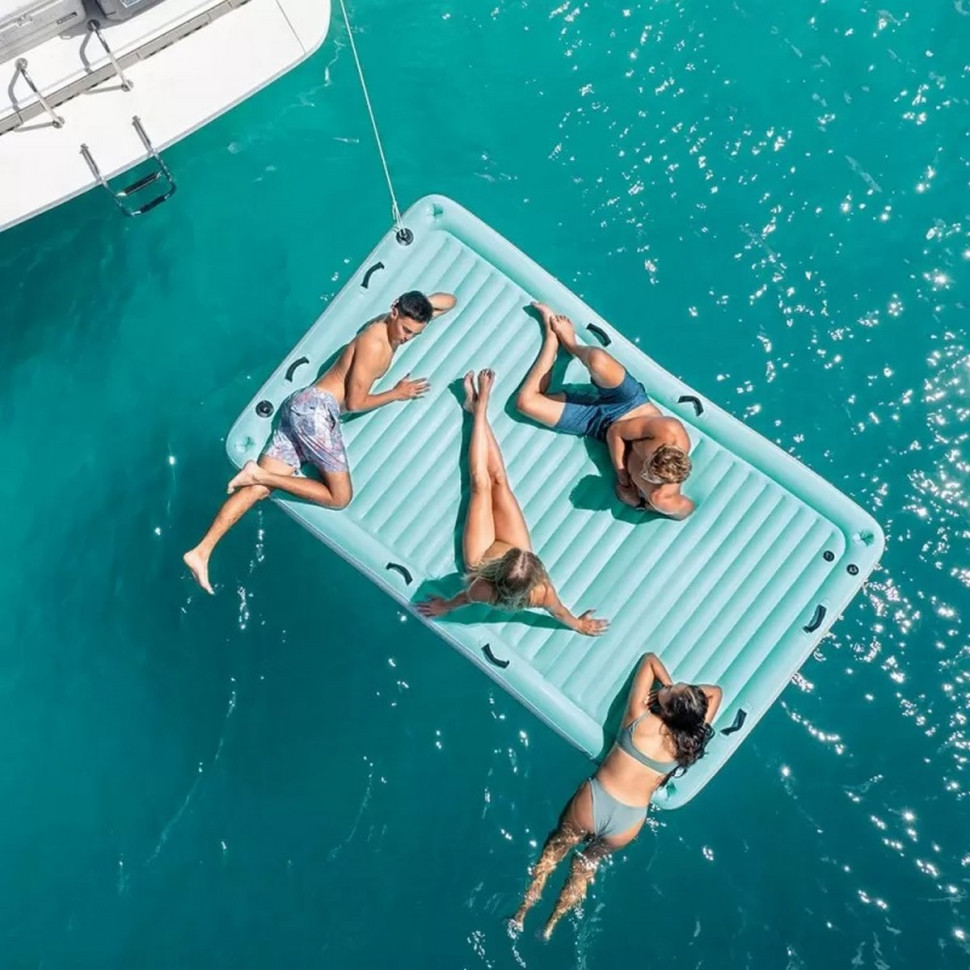 Матрац INTEX 56289, 305-183-18см, 8 ручок, максимальна вага 400кг