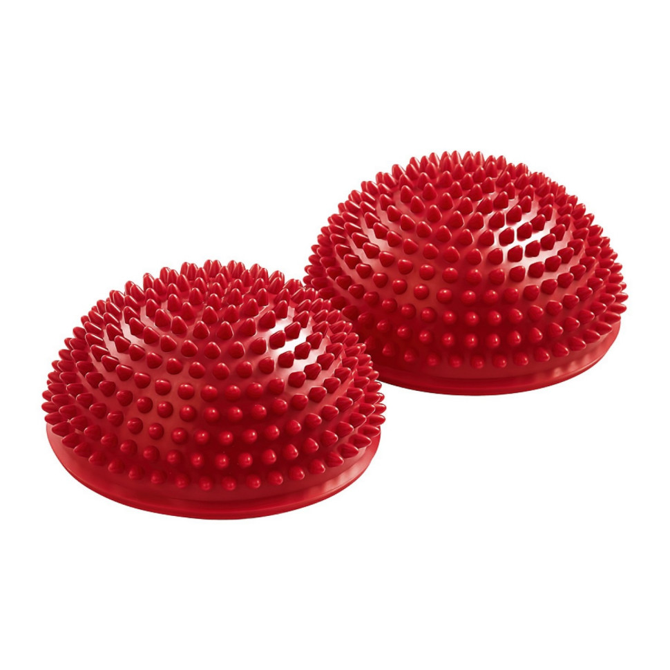 Півсфера масажна балансувальна Balance Pad 4FIZJO 4FJ0109 (масажер для ніг, стоп) 16 см, Red