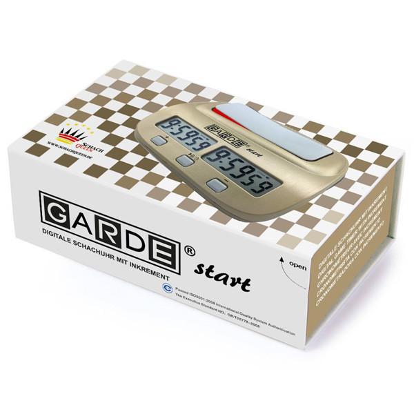 Шахматные часы электронные Garde start Shachqueen E420 пластик
