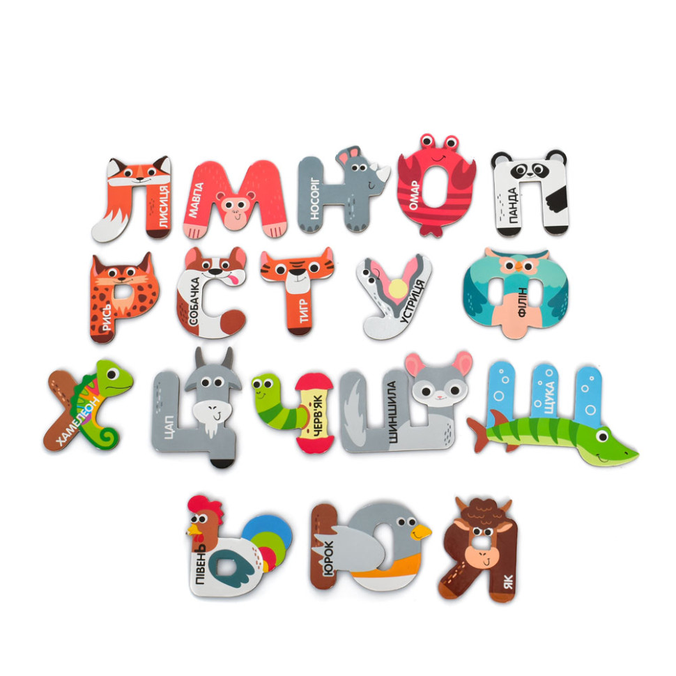Набор магнитных букв Limo Toy FT 0051 Укр