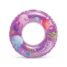 Детский надувной круг "Рыбки" Intex 59242(Violet) фиолетовый 61 см