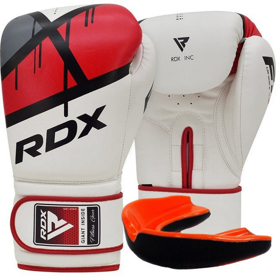 Боксерские перчатки F7 Ego RDX Inc Limited BGR-F7R-14oz, Red 14 унций (капа в комплекте)