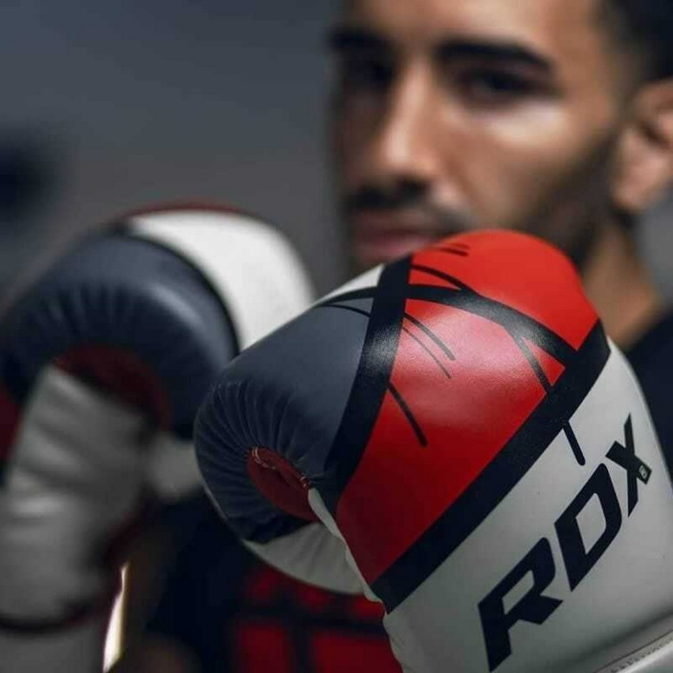 Боксерские перчатки F7 Ego RDX Inc Limited BGR-F7R-14oz, Red 14 унций (капа в комплекте)