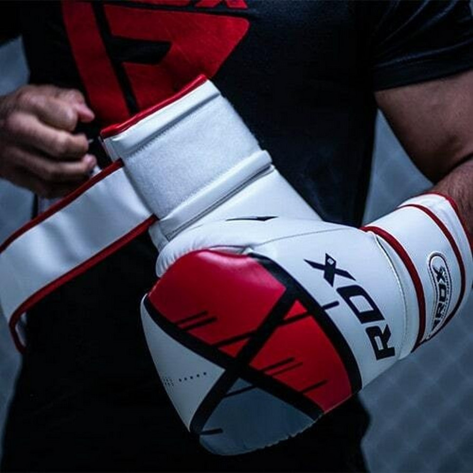 Боксерские перчатки F7 Ego RDX Inc Limited BGR-F7R-14oz, Red 14 унций (капа в комплекте)