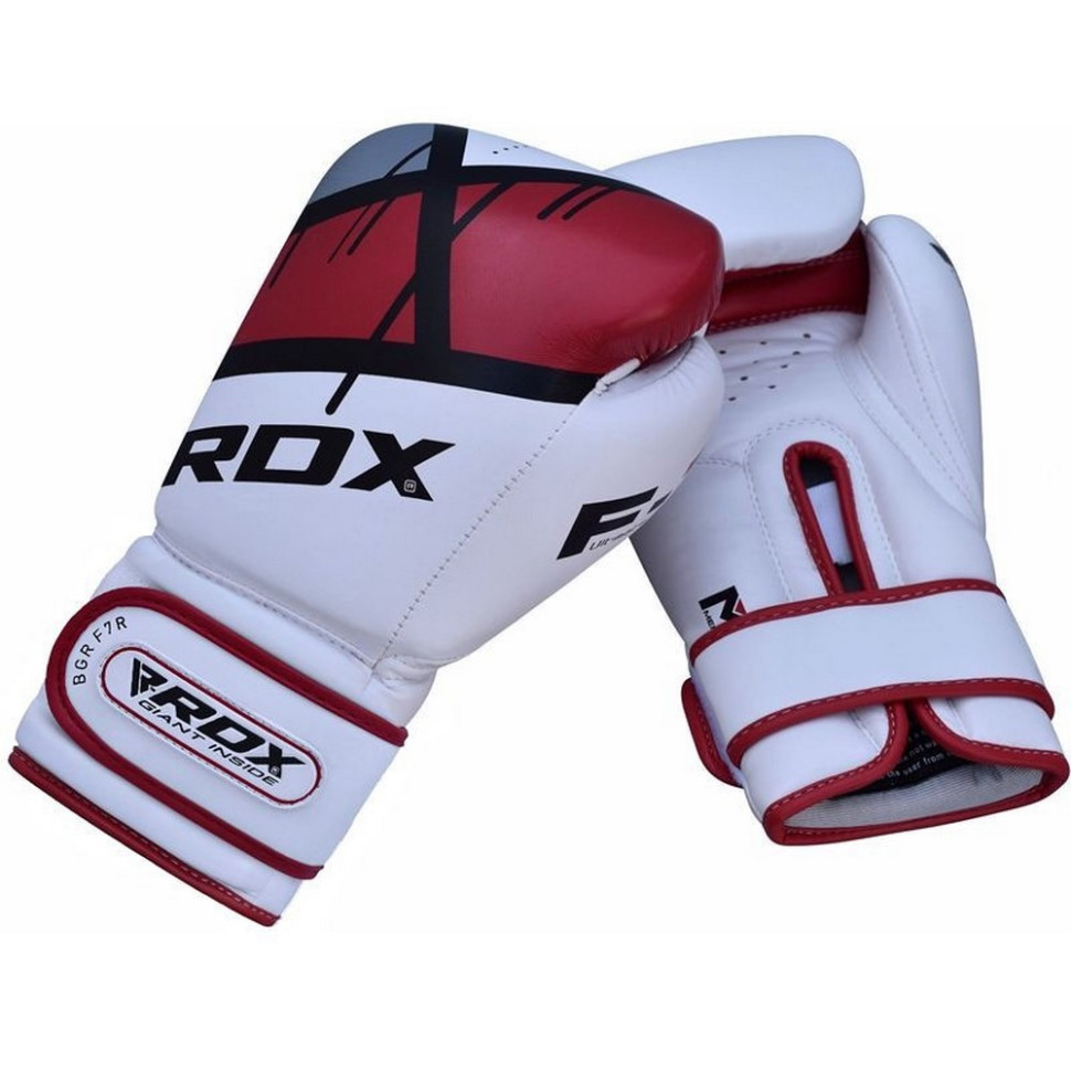 Боксерские перчатки F7 Ego RDX Inc Limited BGR-F7R-14oz, Red 14 унций (капа в комплекте)