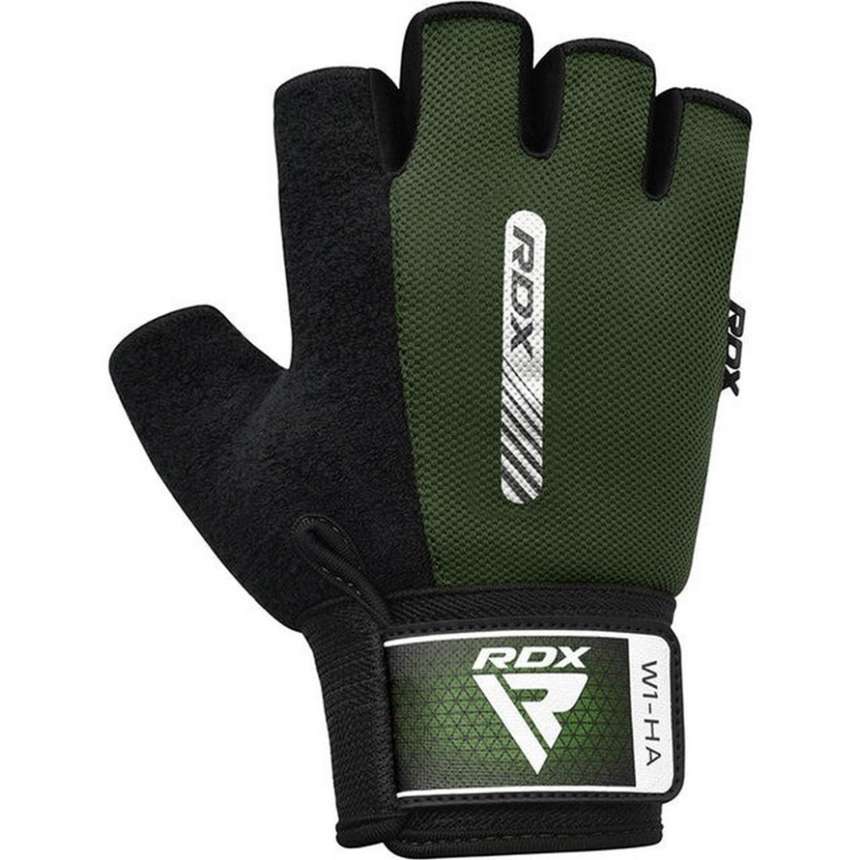 Рукавички для фітнесу W1 Half RDX Inc Limited WGA-W1HA-M, Green, M
